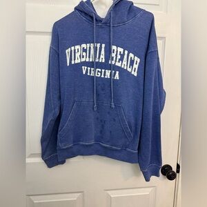 Vintage Blue Hoodie